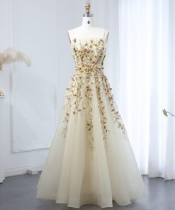 سمارا بوتيك - فستان ملكة راقي بألوان خريفية من سمارا بوتيك-P51