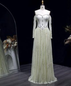 سمارا بوتيك - فستان سهرة ناعم من سمارا بوتيك-E127