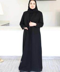 Alternative view of ألوان الجميلة  - عباية بليزر سادة فخمة