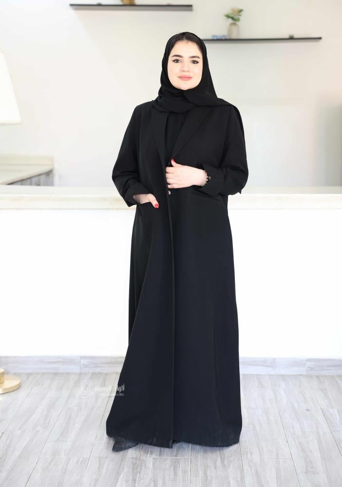 ألوان الجميلة - عباية بليزر سادة فخمة - الصورة 2
