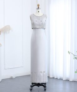سمارا بوتيك - فستان سهرة ناعم من سمارا بوتيك-S68