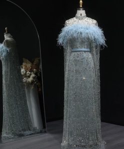 سمارا بوتيك - فستان أعراس فاخر مع تطريز يدوي من سمارا بوتيك-A109