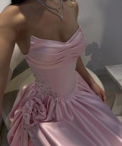سمارا بوتيك - فستان خطوبة ناعم من سمارا بوتيك-P91