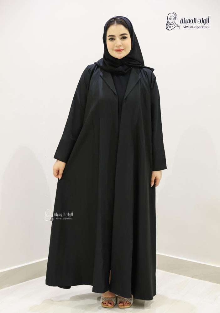 ألوان الجميلة - عباية سوداء حرير بلاك بيري لإطلالة يومية راقية - الصورة 3