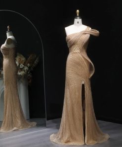 سمارا بوتيك - فستان سهرة ناعم من سمارا بوتيك-S128