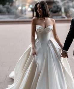 سمارا بوتيك - فستان زفاف ليلة العمر تطريز يدوي من سمارا بوتيك-W1