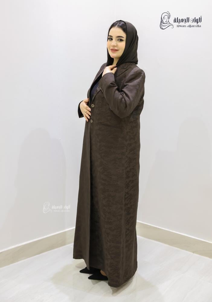 ألوان الجميلة - عباية بليزر تفتة أنيقة بتصميم عصري - الصورة 4