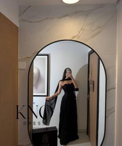 Alternative view of كنوا للملابس - فستان جورجيت بوليسيه مع دانتيل وشك بتصميم كورسيه أنيق