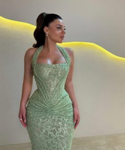 فستان سهره ملكي تطريز علادانتل