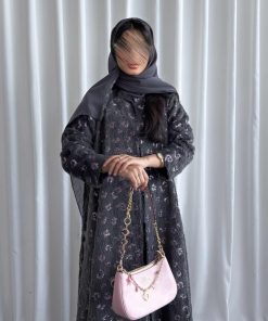 ⁦عبايات روز - شانيل مقصب⁩ - الصورة ⁦5⁩