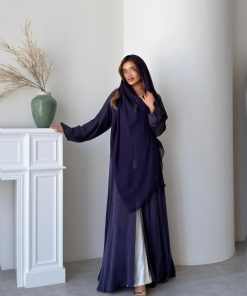 ⁦عبايات روز - كوبرو فيسكوز جاكار تركي طبيعي ١٠٠٪⁩ - الصورة ⁦5⁩