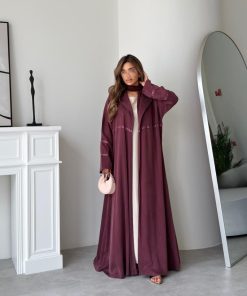 ⁦عبايات روز - كوبرو تركي طبيعي 100%⁩ - الصورة ⁦3⁩