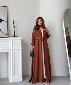 عبايات روز - لينن كوبرو تركي طبيعي 100% - الصورة 3