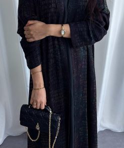 ⁦عبايات روز - كركدايل اسود⁩ - الصورة ⁦3⁩