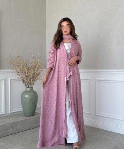 عبايات روز - كوبرو فيسكوز مقصّب طبيعي ١٠٠٪