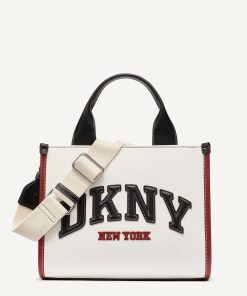 DKNY - حقيبة "توت" صغيرة بشعار العلامة - رفيقتك العملية لكل يوم