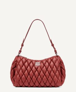 DKNY - حقيبة "ريمي" للكتف بسحاب علوي