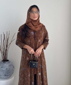 عبايات روز - لوسيل فيسكوز تركي مقصّب