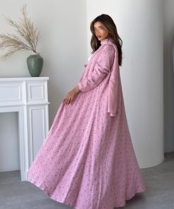 ⁦عبايات روز - كوبرو فيسكوز مقصّب طبيعي ١٠٠٪⁩ - الصورة ⁦3⁩