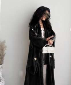 ⁦عبايات روز - تطريز ذهبي⁩ - الصورة ⁦4⁩