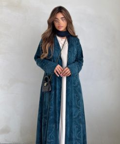 عبايات روز - لوسيل فيسكوز مقصب تركي طبيعي
