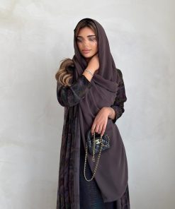 Alternative view of عبايات روز - كوبرو فيسكوز جاكار تركي طبيعي 100%