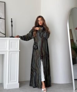 ⁦عبايات روز - لوسيل فيسكوز تركي طبيعي 100%⁩ - الصورة ⁦5⁩