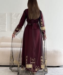 ⁦فور يو - جلابية العنود مع بشت شفاف⁩ - الصورة ⁦4⁩