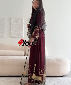 ⁦فور يو - جلابية العنود مع بشت شفاف⁩ - الصورة ⁦3⁩