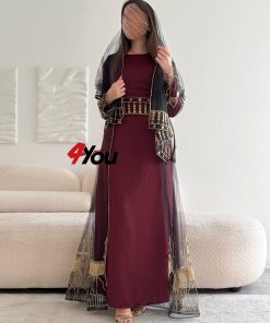 Alternative view of فور يو - جلابية العنود مع بشت شفاف