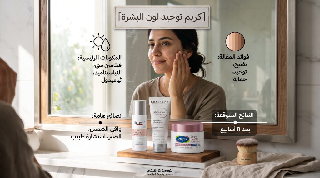 كريم لتوحيد لون البشرة